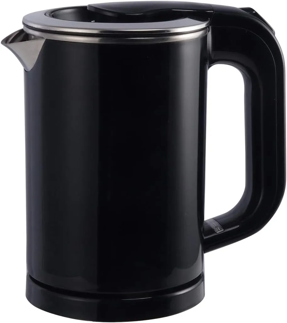 0.5 Liter Portable Electric Kettle, Small Travel Kettle, Small Size,Mini Kettle - Boiling Water For Coffee, Tea(Black 110V)