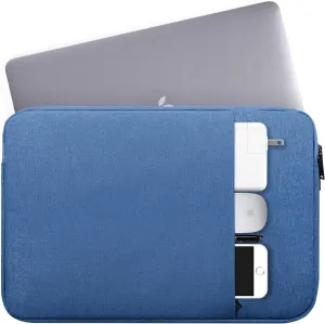 14-15 Inch Waterproof Laptop Sleeve Bag Protective Case Compatible HP Chromebook 14/HP Stream 14,Acer Aspire 1 14"/Acer Swift 3,ASUS Dell Lenovo Toshiba LG Samsung Acer Chromebook 14 Notebook Bag,Blue