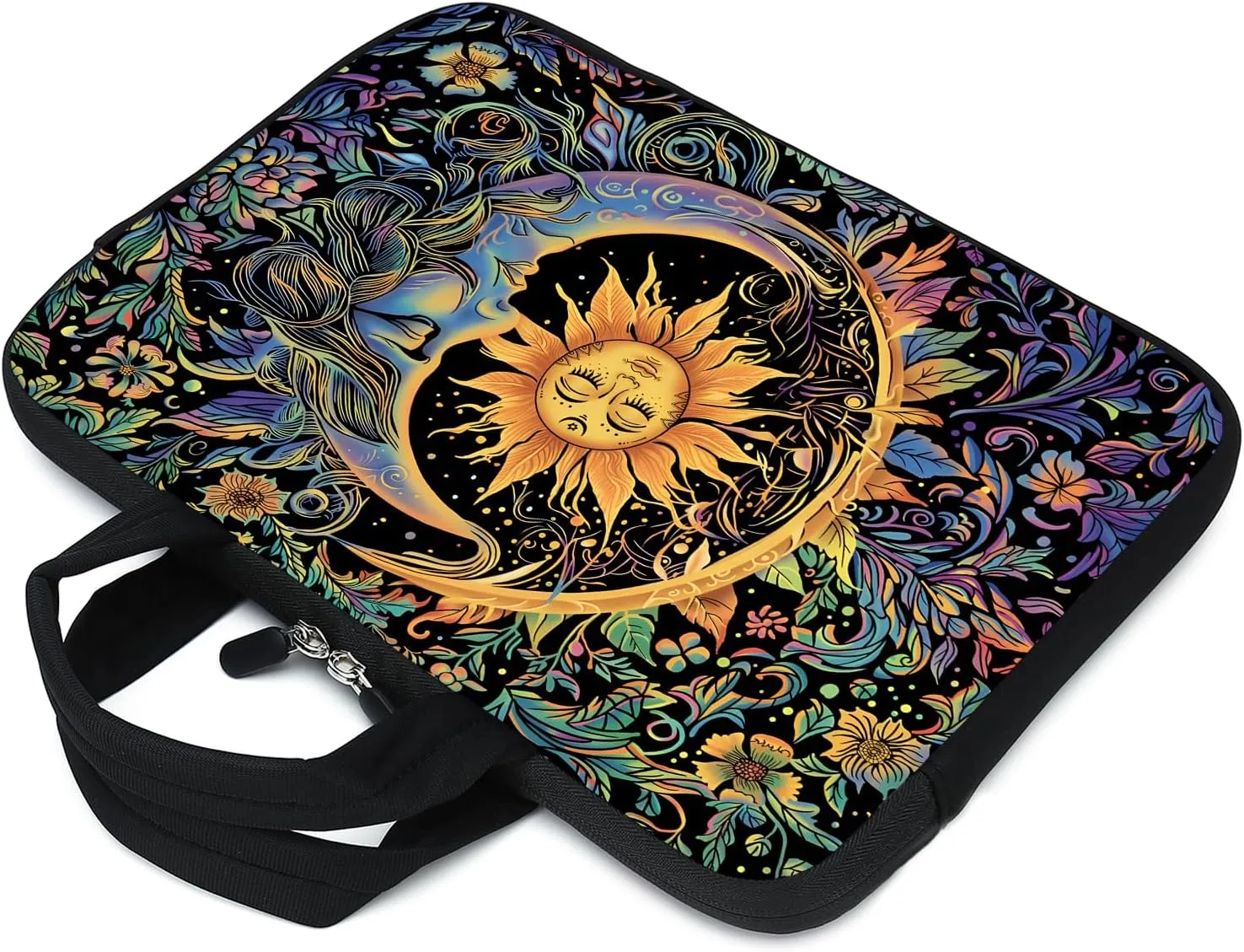 15 Inch Laptop Sleeve Carrying Bag Neoprene Sleeve Tote Tablet Cover Notebook Briefcase Bag with Handle (GHFC-030)