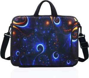 15.6-Inch Laptop Shoulder Sleeve Bag Case With Handle For 15 15.6" Acer Dell Hp (classic blue)