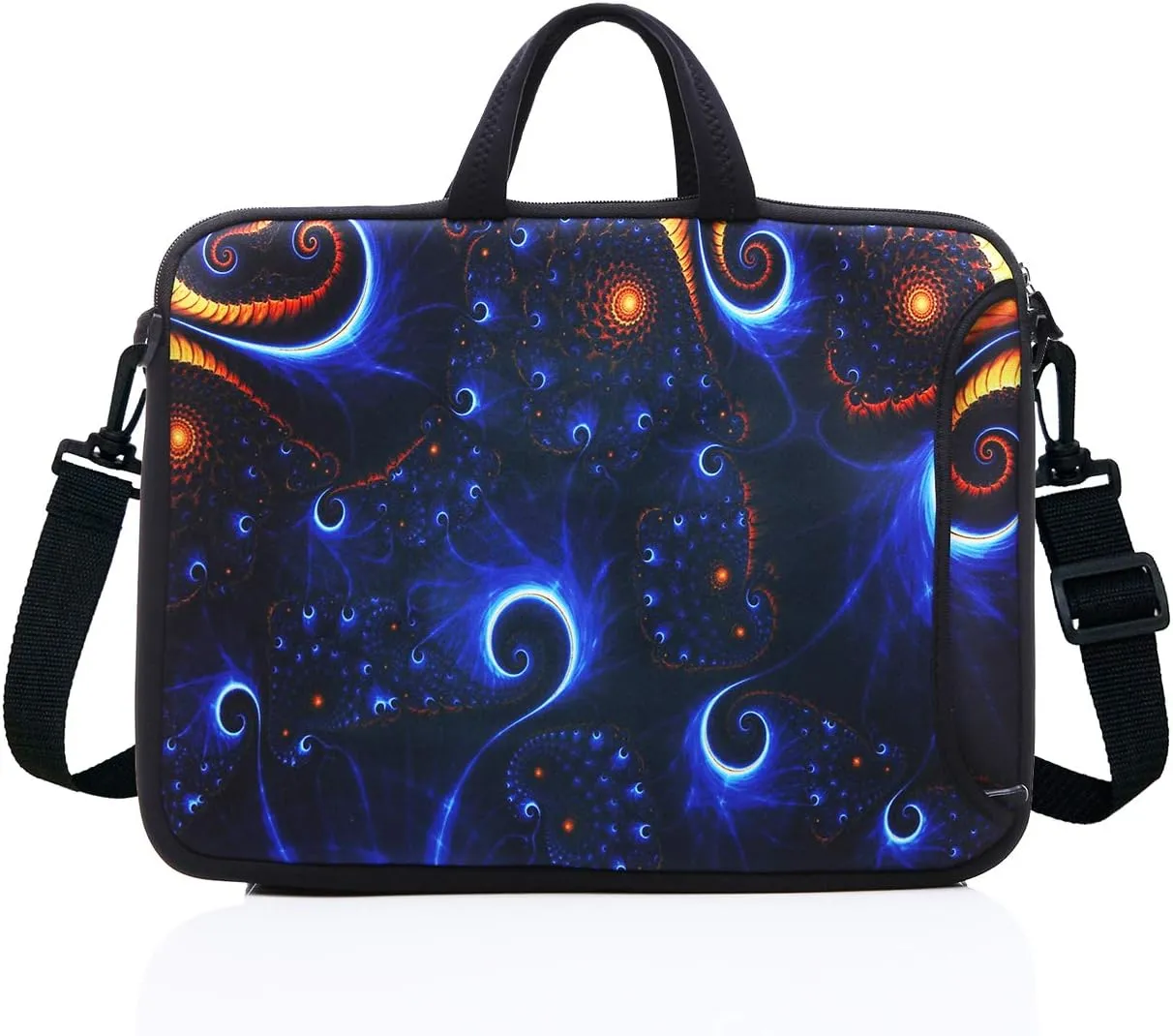 15.6-Inch Laptop Shoulder Sleeve Bag Case With Handle For 15 15.6" Acer Dell Hp (classic blue)