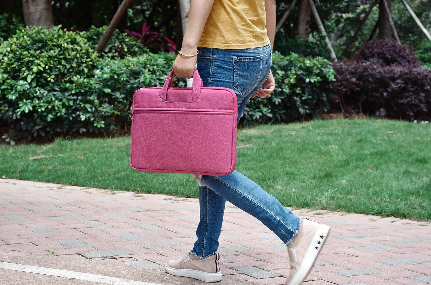15.6 Inch Laptop Sleeve with Handle - Fits Acer, HP, Lenovo, Dell, ASUS, Toshiba, MSI Notebooks - Women's Laptop Bag