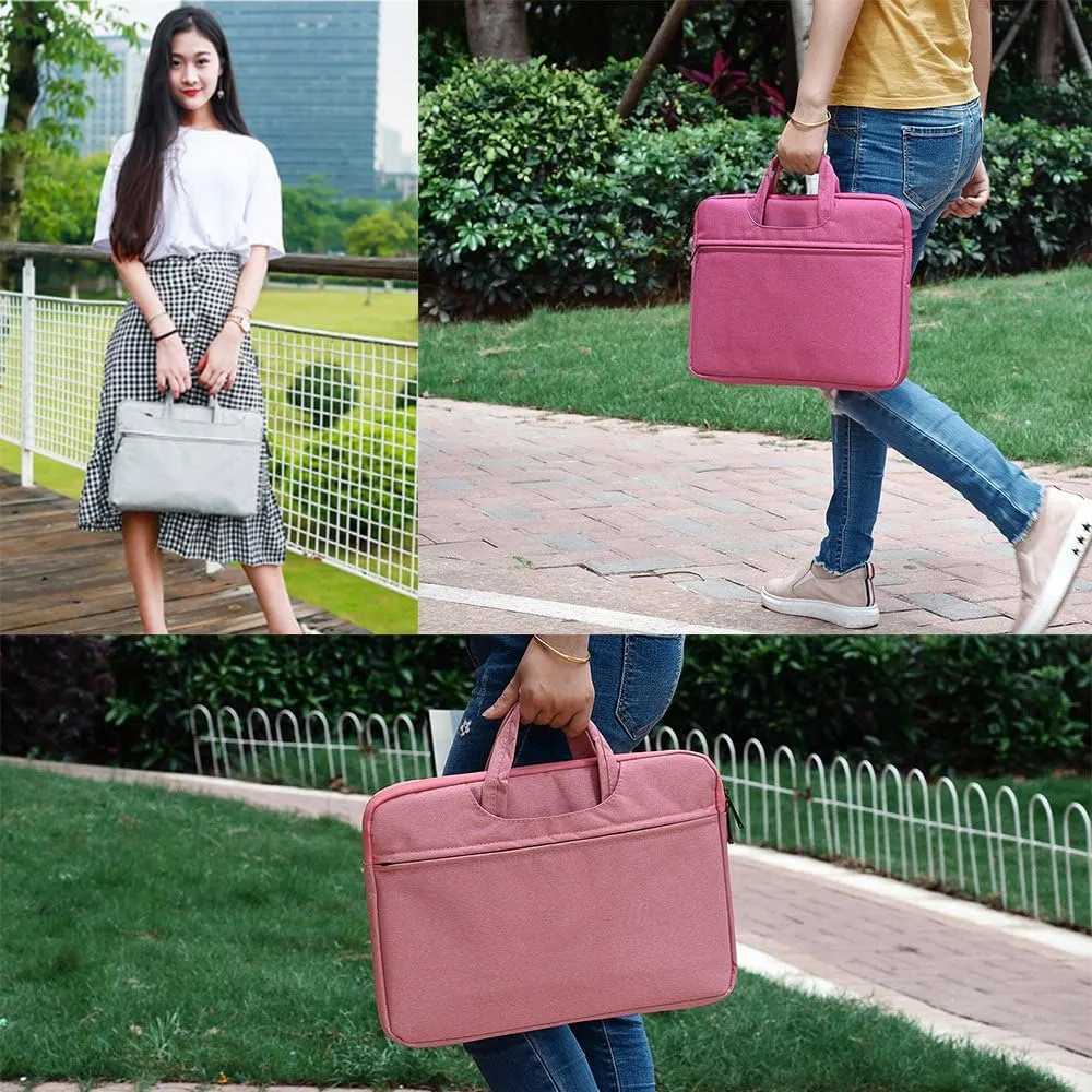 15.6 Inch Laptop Sleeve with Handle - Fits Acer, HP, Lenovo, Dell, ASUS, Toshiba, MSI Notebooks - Women's Laptop Bag