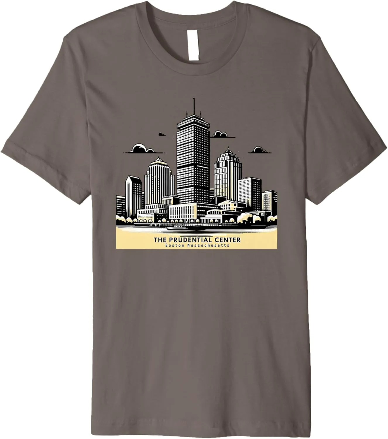 1960 Boston Prudential Center The Pru 2nd Tallest Skyscraper Premium T-Shirt