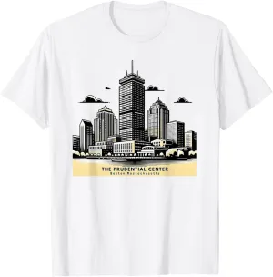 1960 Boston Prudential Center The Pru 2nd Tallest Skyscraper T-Shirt