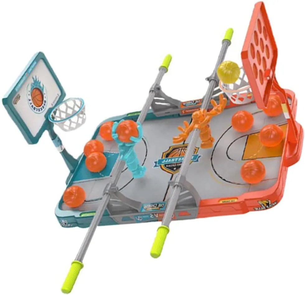 1Set Interactive Desktop Basketball Game for Educational with Balls Material for Parents and Playtime for Home and School