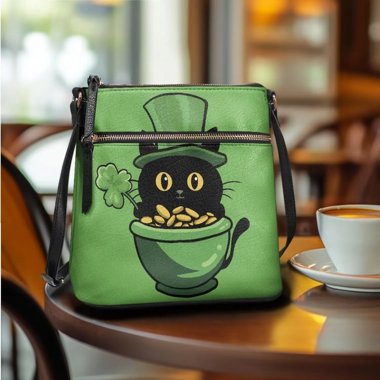 2 Pcs Bucket Bags Set for Women Trendy Satchel Purses for Women Crossbody Wristlet Purses for Women