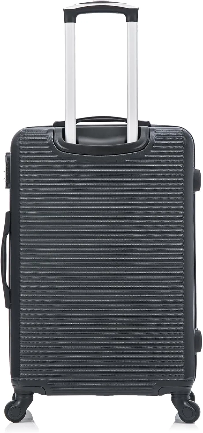 20 inch Cary-On Luggage with Hard Shell | 20" Ligthweight Cabin Approved Suitcase | Carry on Luggage 22x14x9 Airline Approved | Black