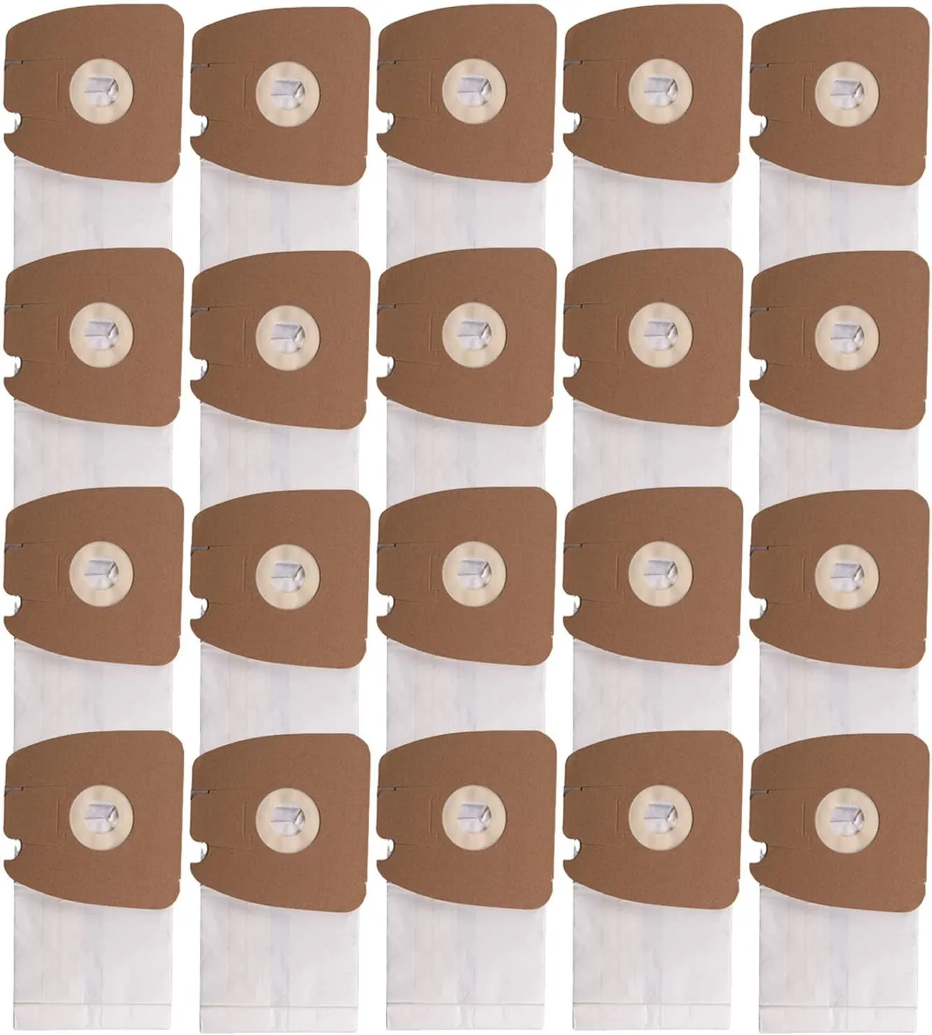 20 Pack Replacement Vacuum Dust Bags MM Premium Paper Bag Fit For Sanitaire S3680 & SC3680 Canister Vacuums, 63253A (20 Pack)