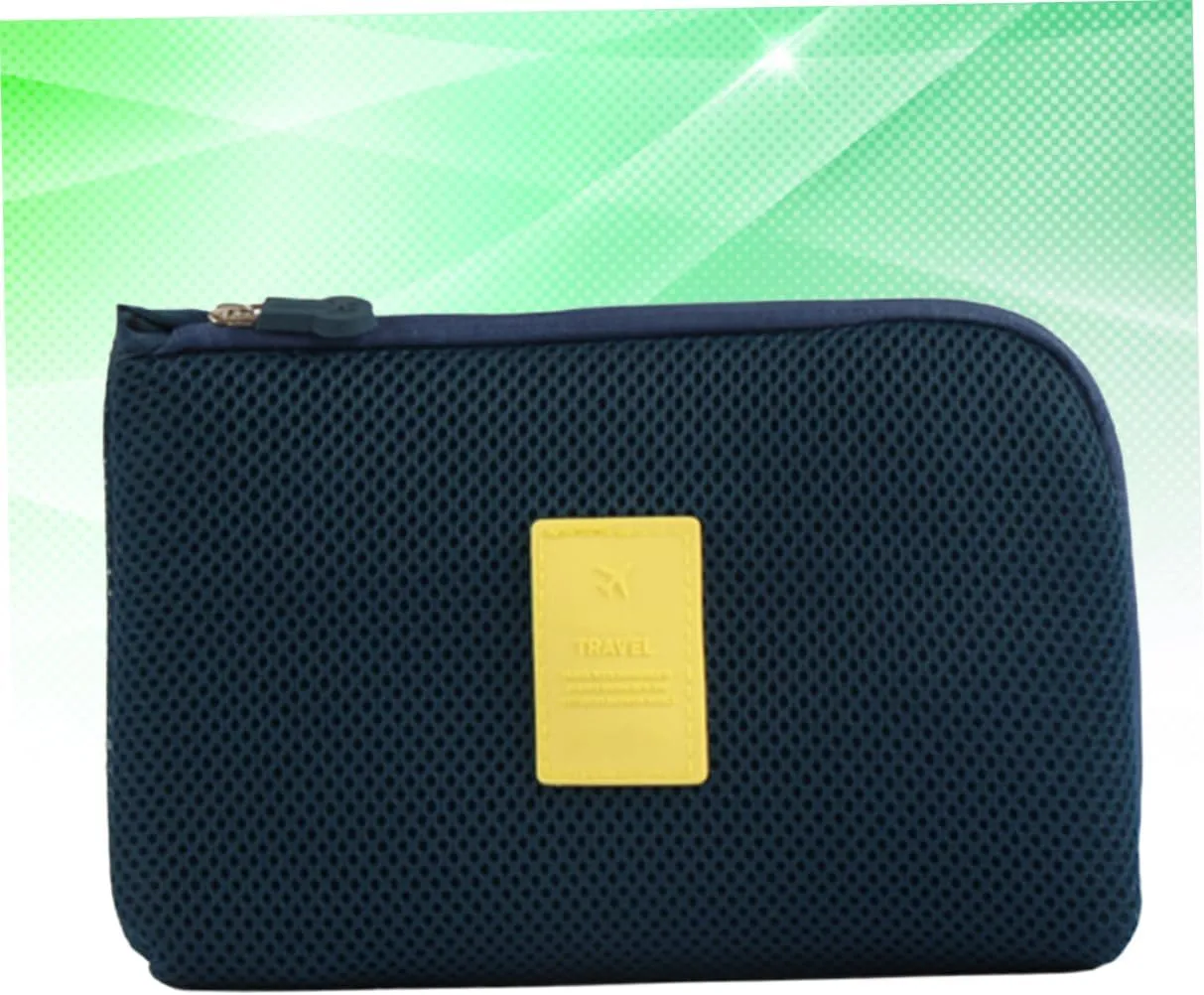 2pcs Charger Pouch for Travel Large Size Earthquake Proof Storage Bag Id Key Holders