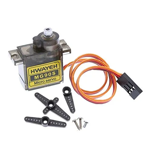 50PCS Metal Gear Digital MG90S 9g Servo Upgraded SG90 High Speed for Rc Helicopter Plane Boat Car MG90 9G