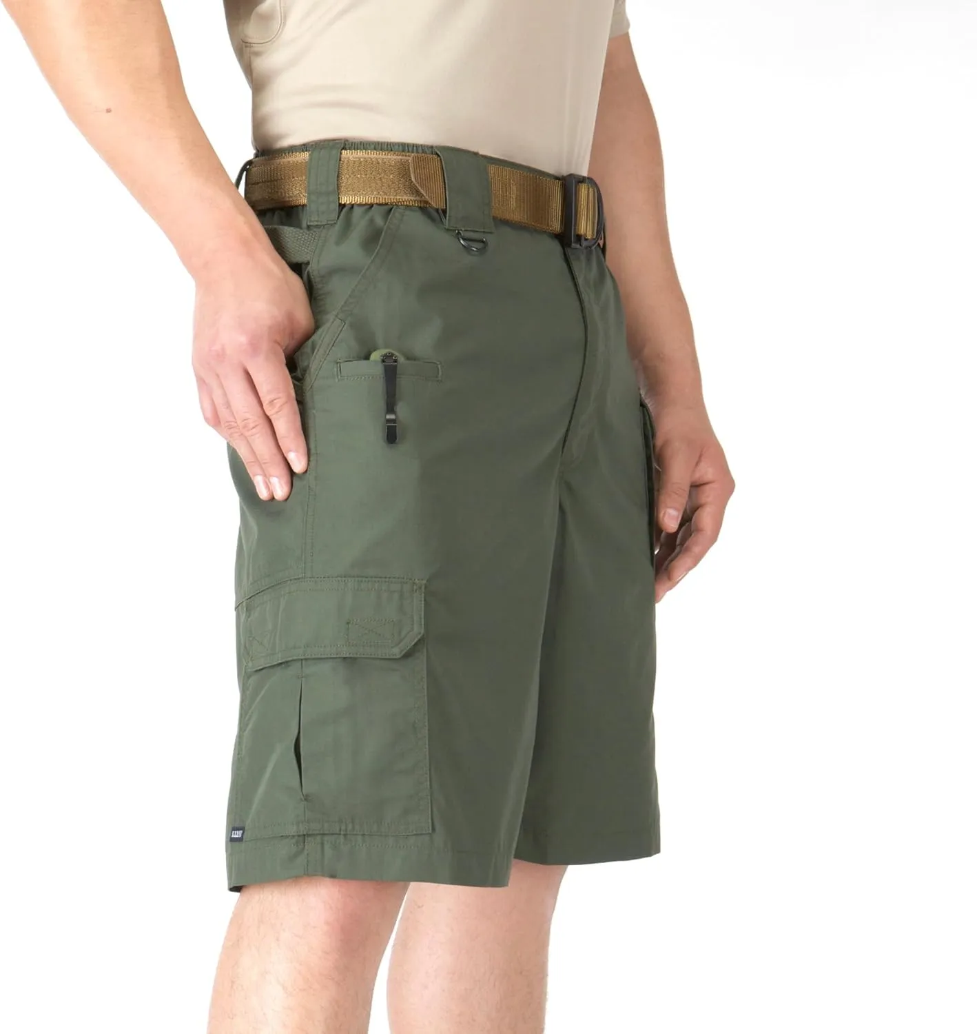 5.11 Tactical Men's Taclite Pro 11" Ripstop Shorts, Adjustable Waistband, Style 73308ABR