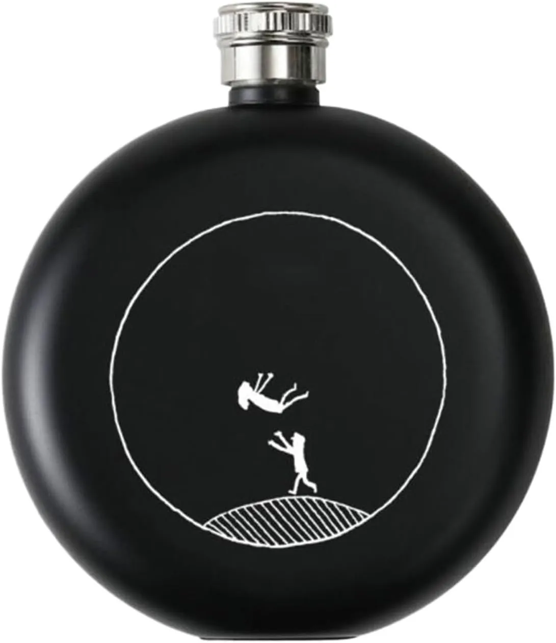 5Oz Portable Small Flasks for Liquor for Men Stainless Steel Flasks with Funnel for Wedding Party Birthdays Travel Flasks(B)
