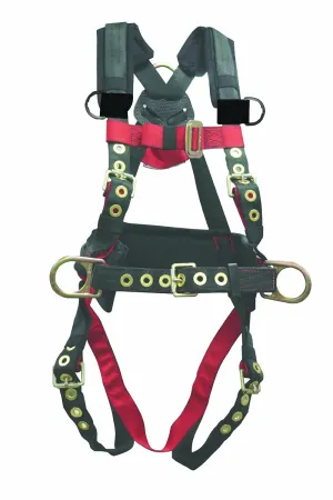 65323 Premium Iron Eagle Polyester/Nylon 3 D-Ring Harness with Tongue Buckles, Large