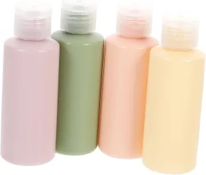 8 Pcs Bottled Traveling Essentials Travel Essentials for Women Travel Cosmetic Bottle Vacation Pack, Colorfulx2pcs, 10X3.5X3.5CMx2pcs