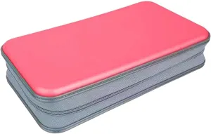80-Slot Storage Handbag Disc Box Dusproof Protections Sleeve Case Storage Solution for Travel Use