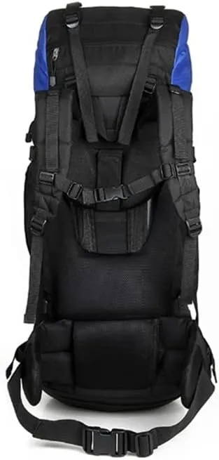 80L Multifunctional Outdoor Bag Large Capacity Backpack with Rain Cover Travel Backpack Mountaineering Travel Bag(Black)