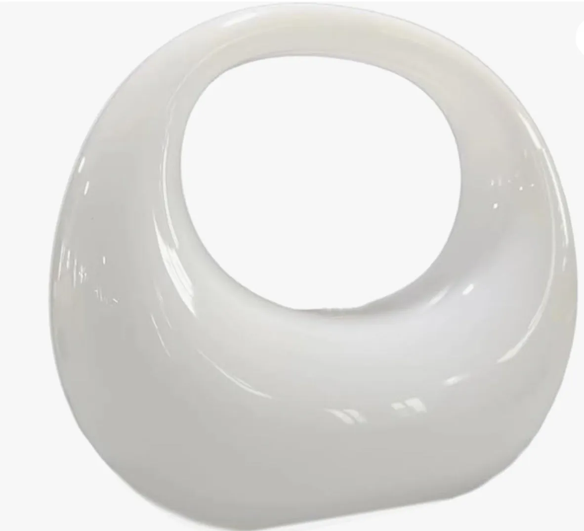 Acrylic Evening Clutch Purse Top-handle Moon Hobo Bag, Elegant Handbag for Wedding Cocktail Party