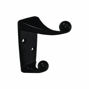 Advantus Wall Mount Metal Coat Hook, Black (40804)