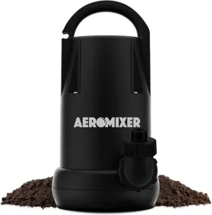 AEROMIXER 1 HP Transfer Pump - Sump Pump Submersible Water Pumps 5120 GPH, Designed to Pump Fertilizer Up to 1/4" Solids, Portable Sump Pump for Pool Draining, Garden Water Pump or Utility Pumps