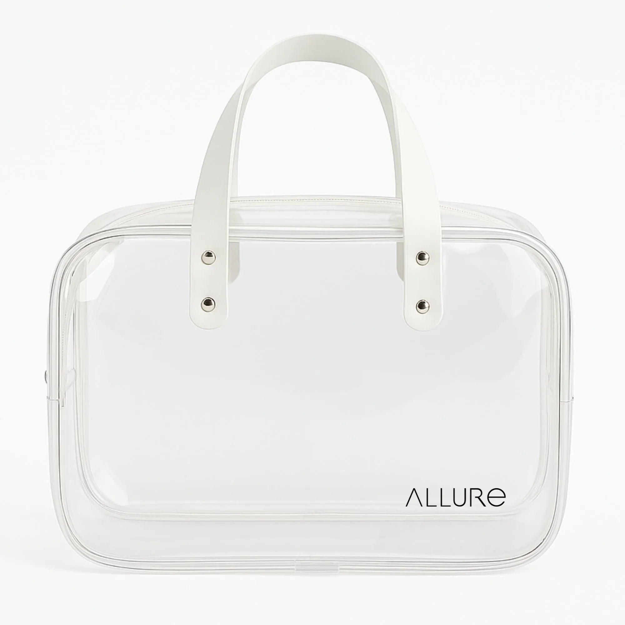 Allure Transparent Travel Makeup Bag with Handles (ATHB_10)