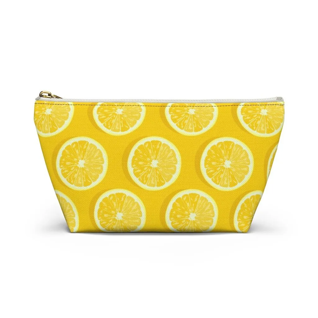 Amalfi Coast Lemons Accessory Pouch w T-bottom