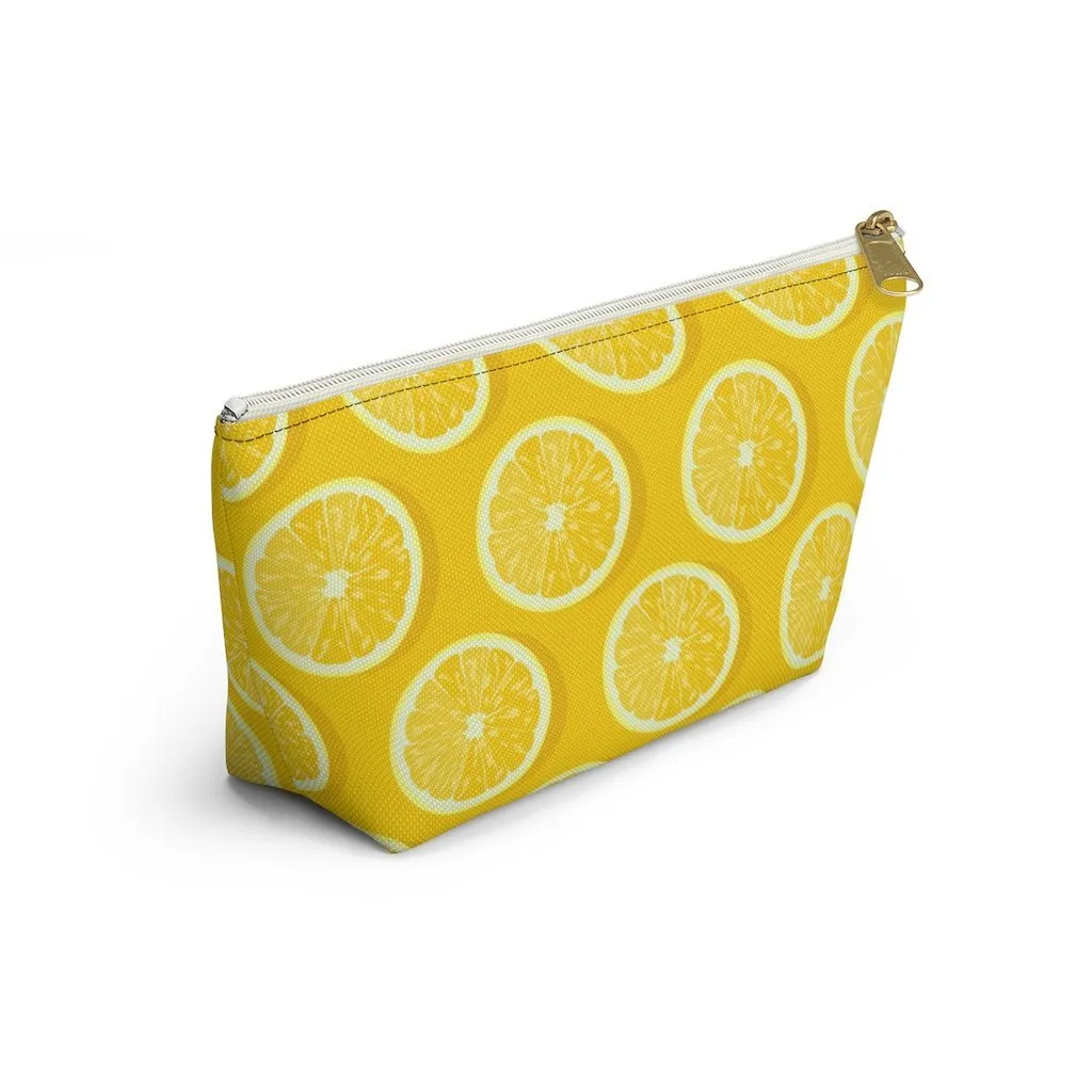 Amalfi Coast Lemons Accessory Pouch w T-bottom
