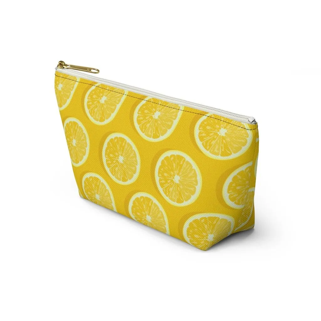 Amalfi Coast Lemons Accessory Pouch w T-bottom