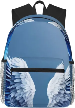 Angel Wing print Lightweight duffel bag, travel hiking daypack, comfortable backpack, sports bag