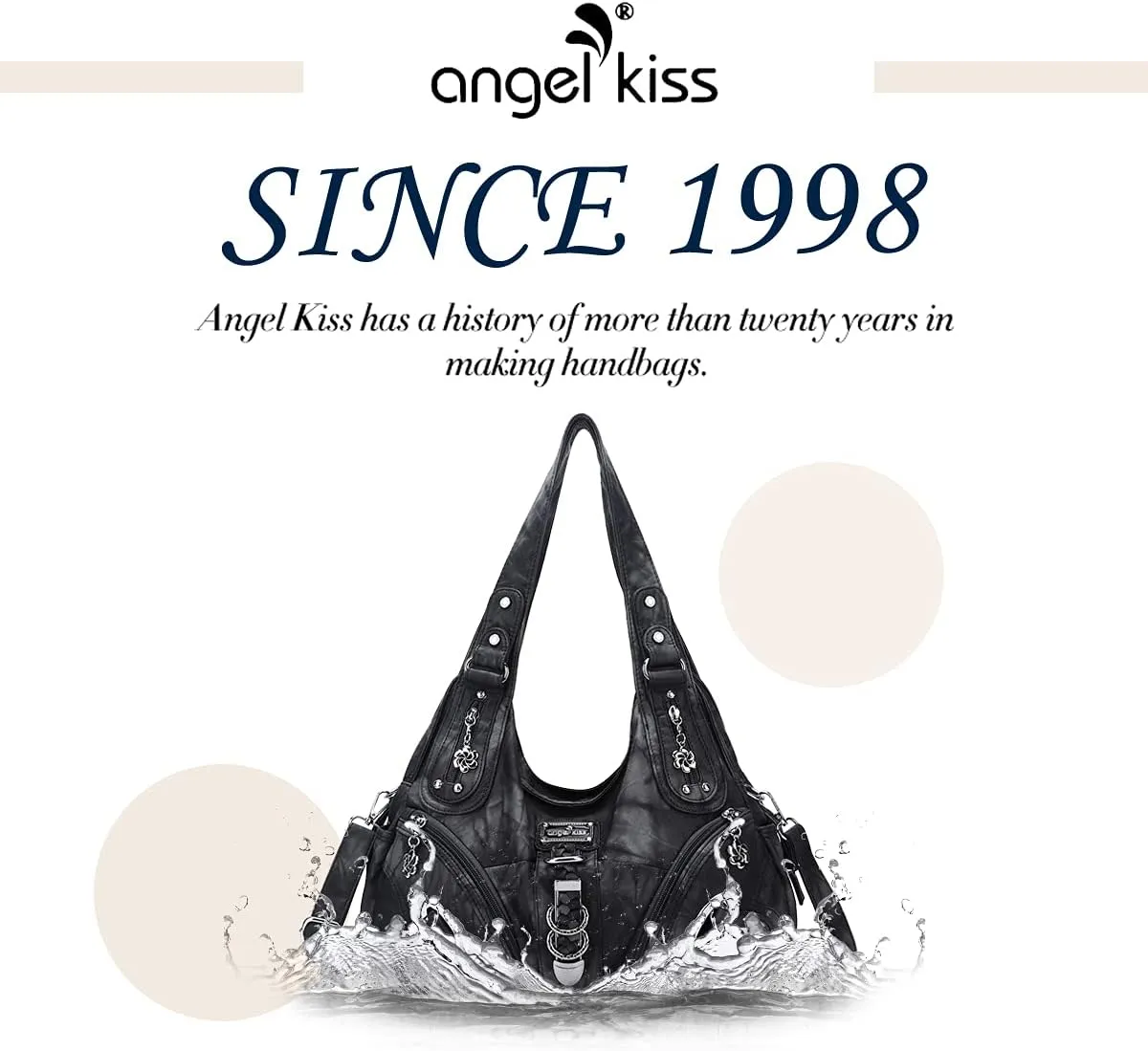 Angelkiss Hobo Purses and handbags for Women Satchel Handbag Women Purses Large Daily Shoulder Bags