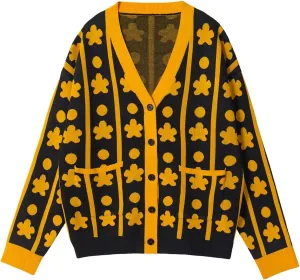 Anime Trafalgar D. Water Law Sweater Cardigan Coat Knitted Jacket Open Front Button Sweaters for Adult