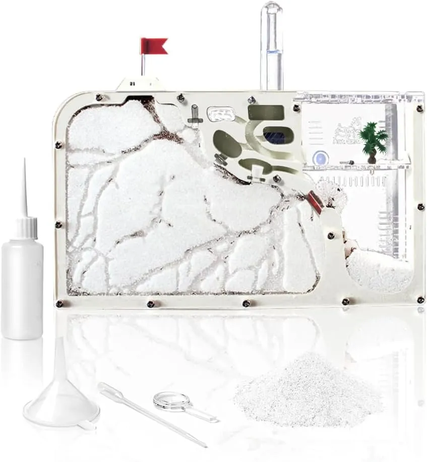 Ant Nest Farm Castle, Colony Observation Kit, Habitat Science Learning Kit for Students, Kids, Children