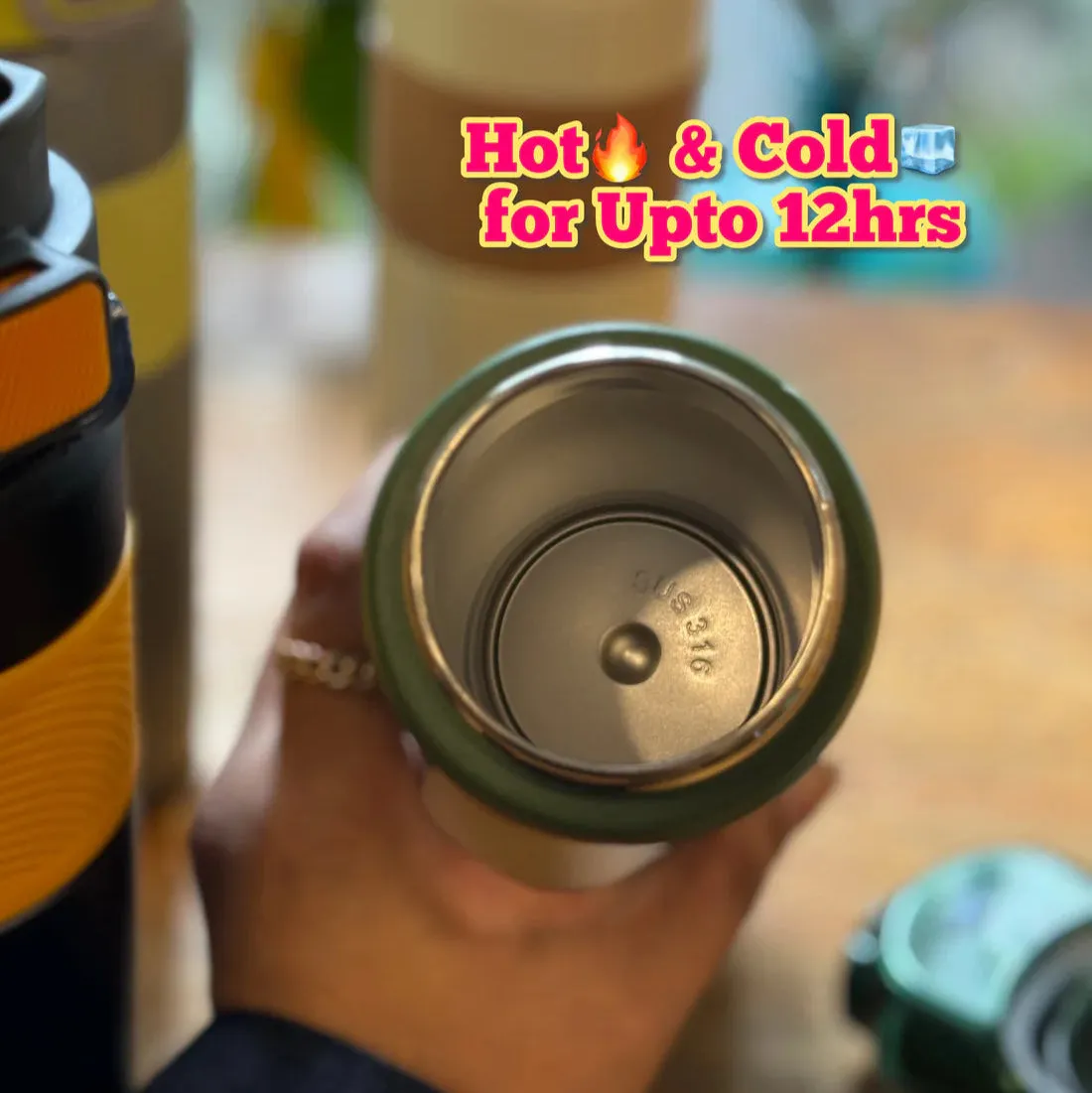 Aqua Thirst Stainless Steel Water Bottle - 800 ML