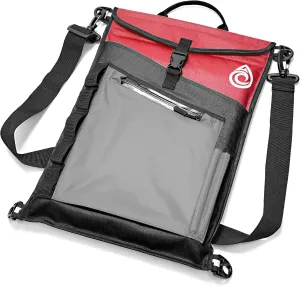 AquaQuest Typhoon Laptop Case - 100% Waterproof, Versatile, Durable, Lightweight, Messenger Bag - Protective Padded Computer Sleeve Pouch - 13" Red