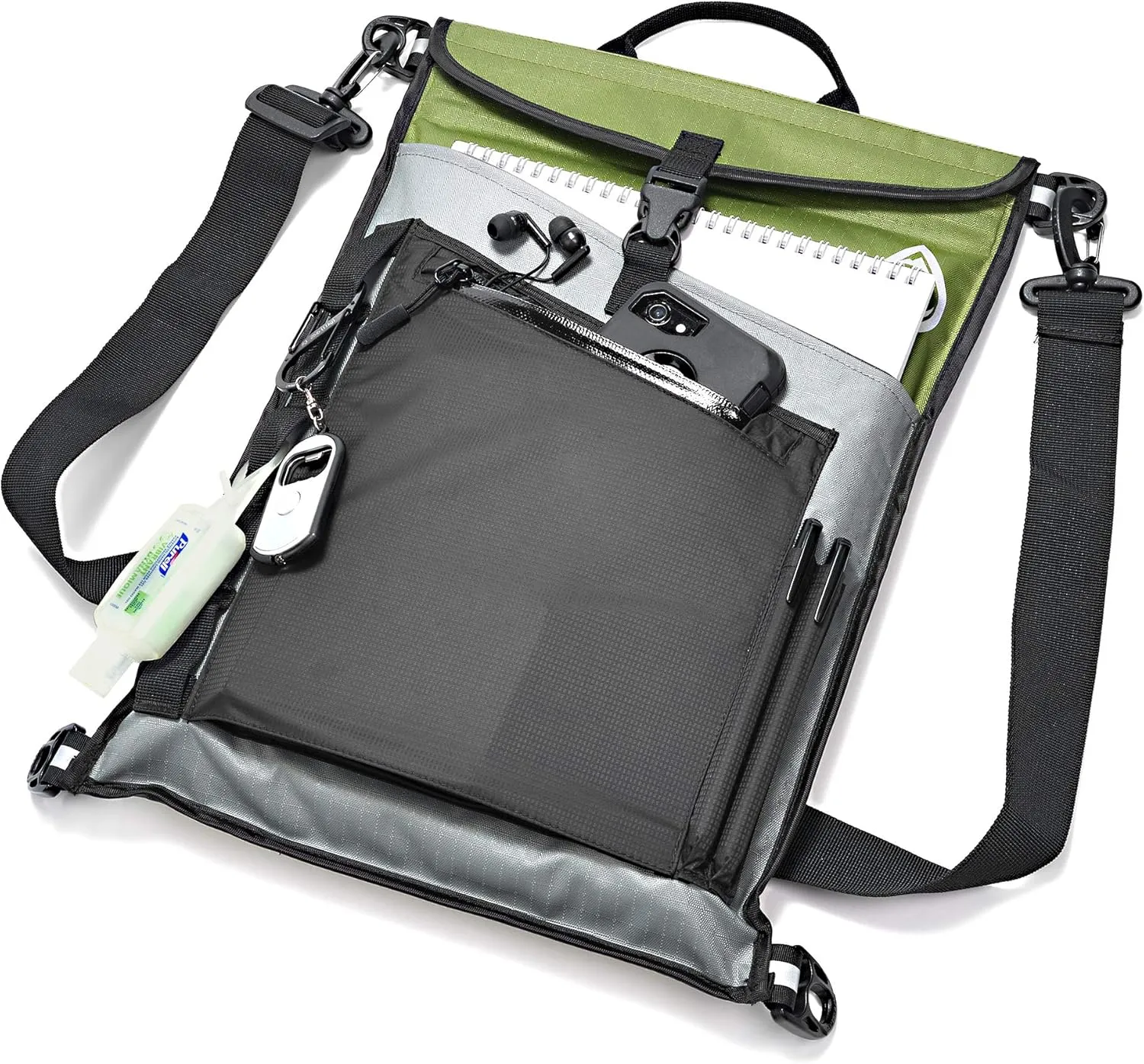 AquaQuest Typhoon Laptop Case - 100% Waterproof, Versatile, Durable, Lightweight, Messenger Bag - Protective Padded Computer Sleeve Pouch - 13" Red