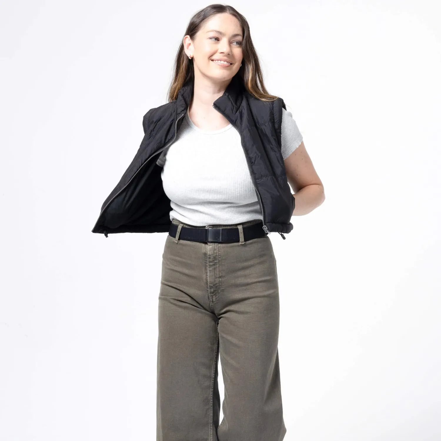 Arcade Belts A2 Slim Adventure Belt: Heavy Duty Stretch, Metal Free Buckle