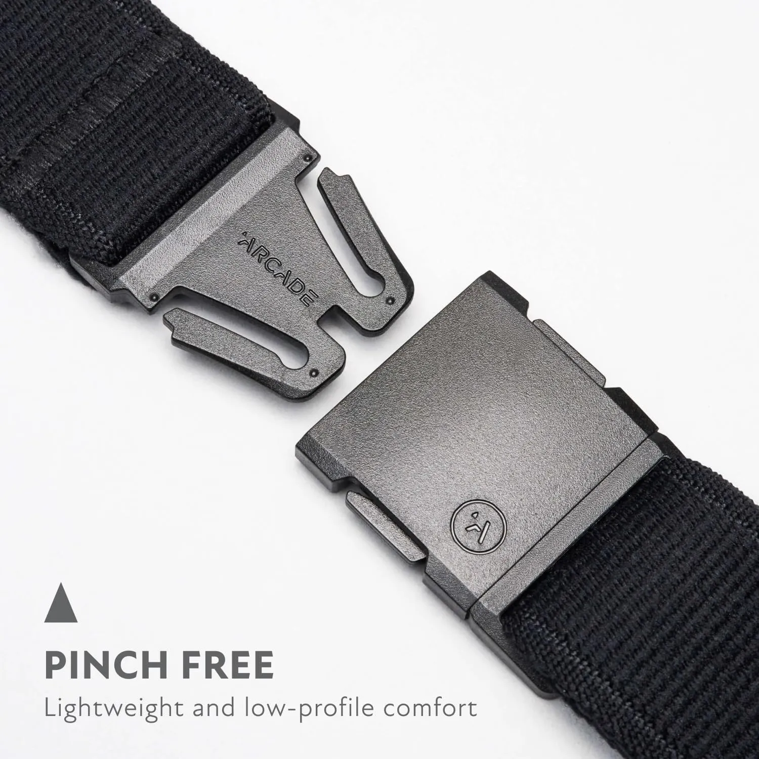 Arcade Belts A2 Slim Adventure Belt: Heavy Duty Stretch, Metal Free Buckle