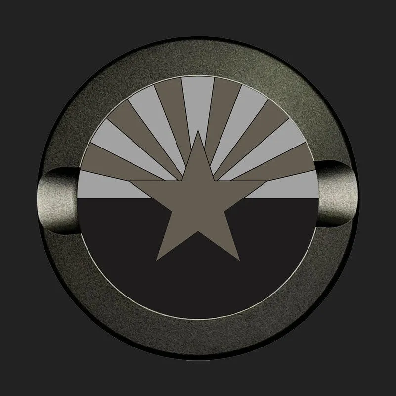 Arizona State Flag Anodized