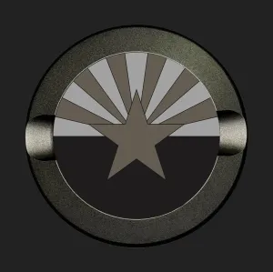 Arizona State Flag Anodized