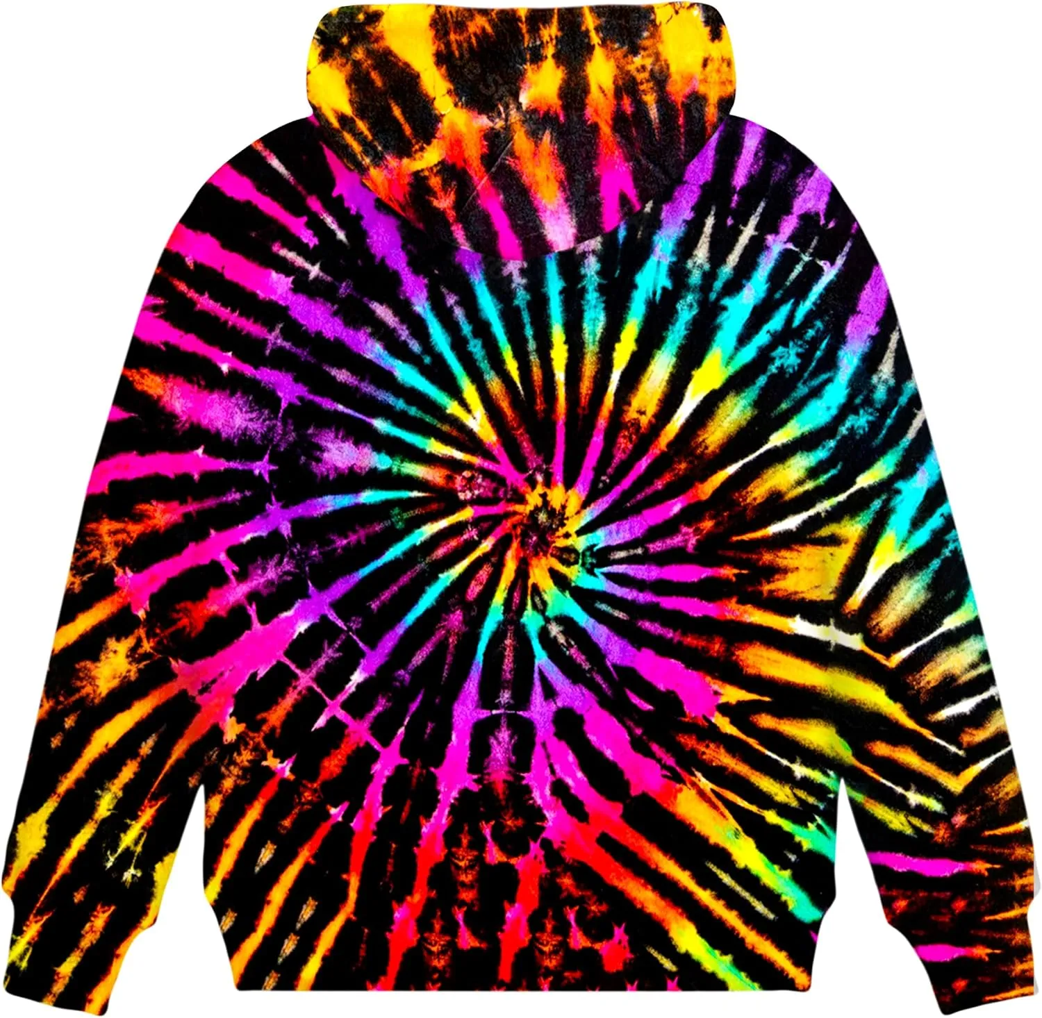 Asylvain Graphic Hoodies for Boys Girls 3D Print Novelty Colorful Cool Kids Sweatshirts Size 6-15 Years