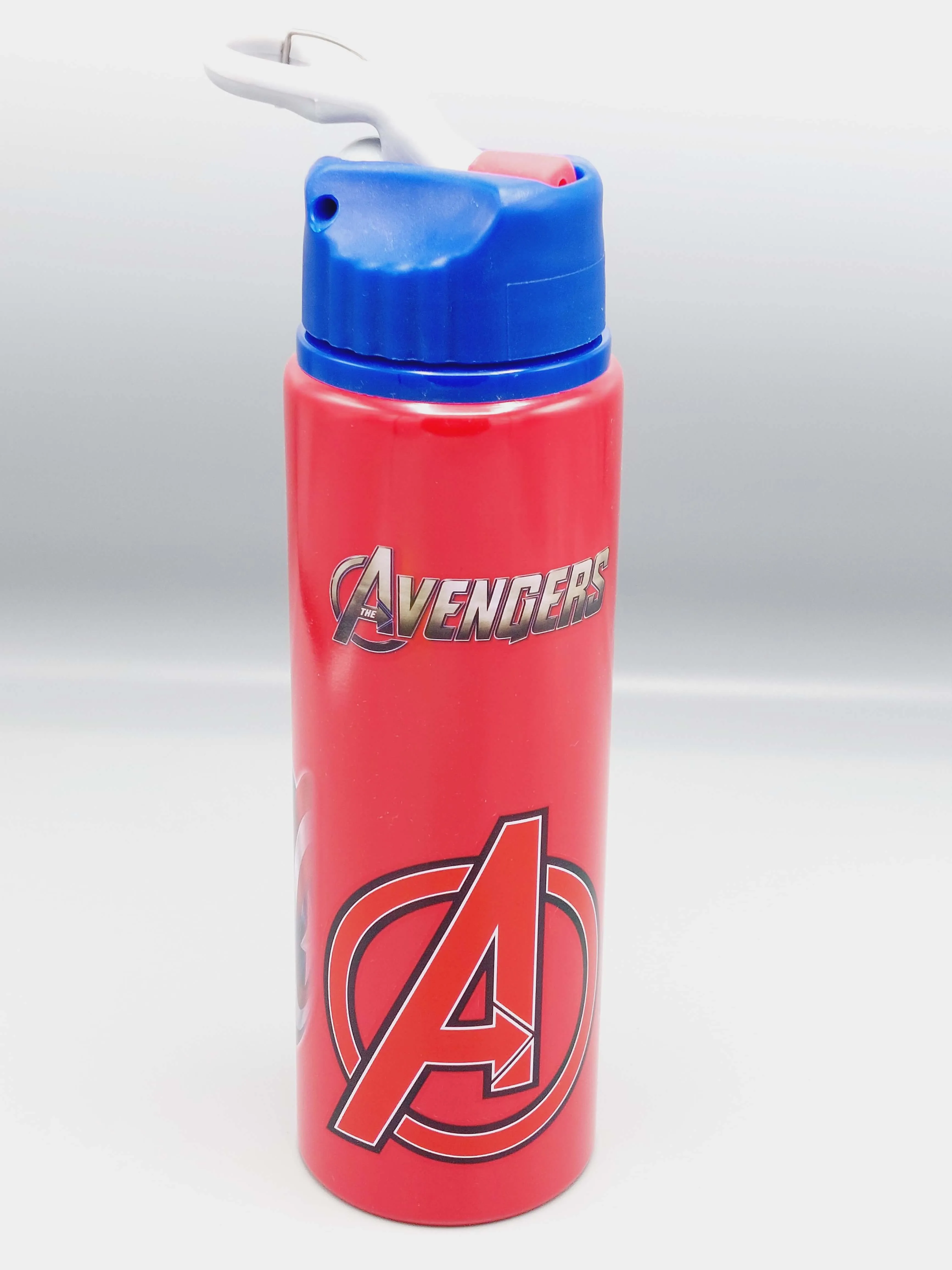 Avengers Themed School Water Bottle For Boys - BPA Free Plastic School Water Bottle For Kids