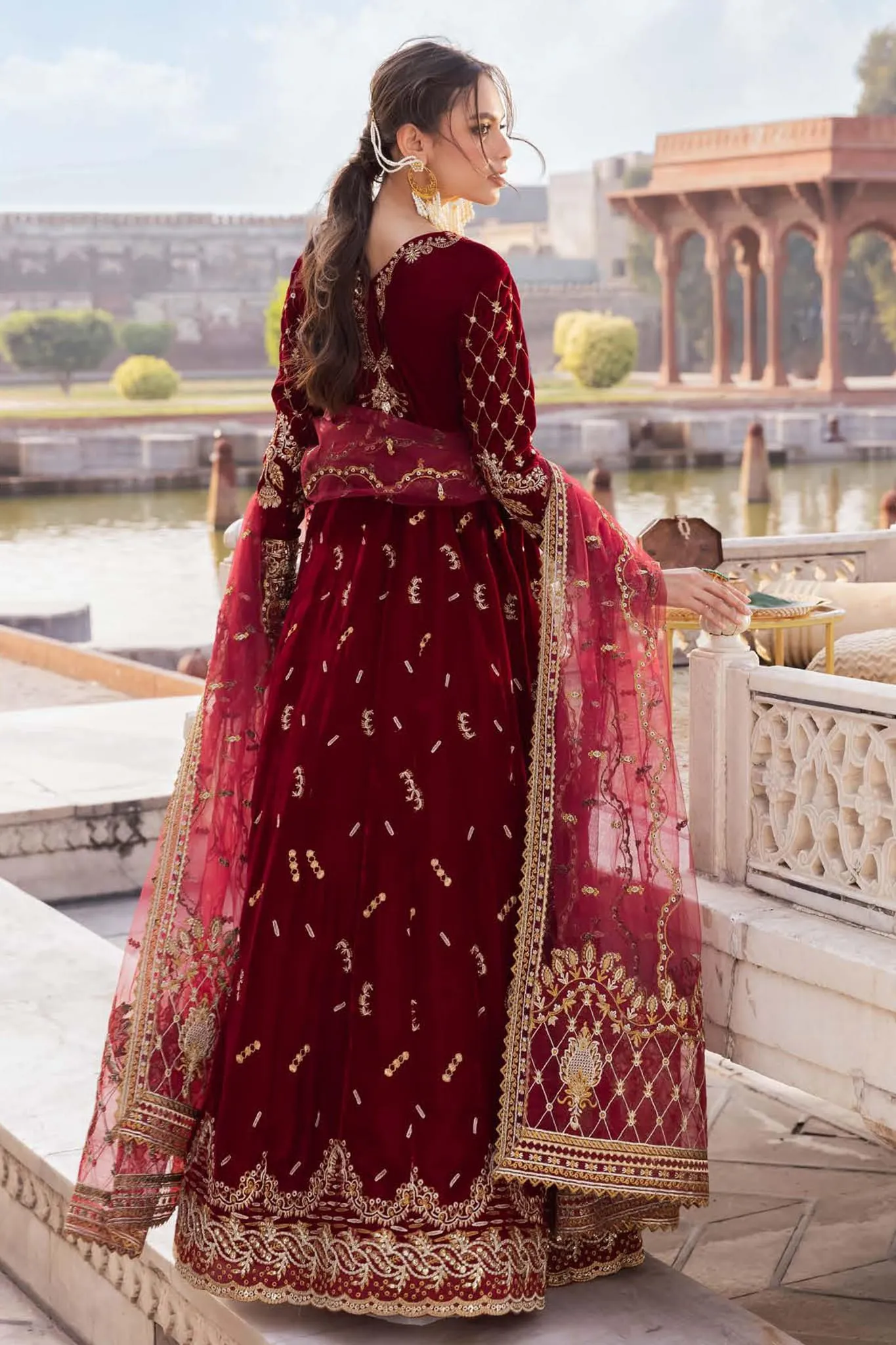 Baagh by Aik Atelier Unstitched 3 Piece Luxury Velvet Collection'2022-BV-05