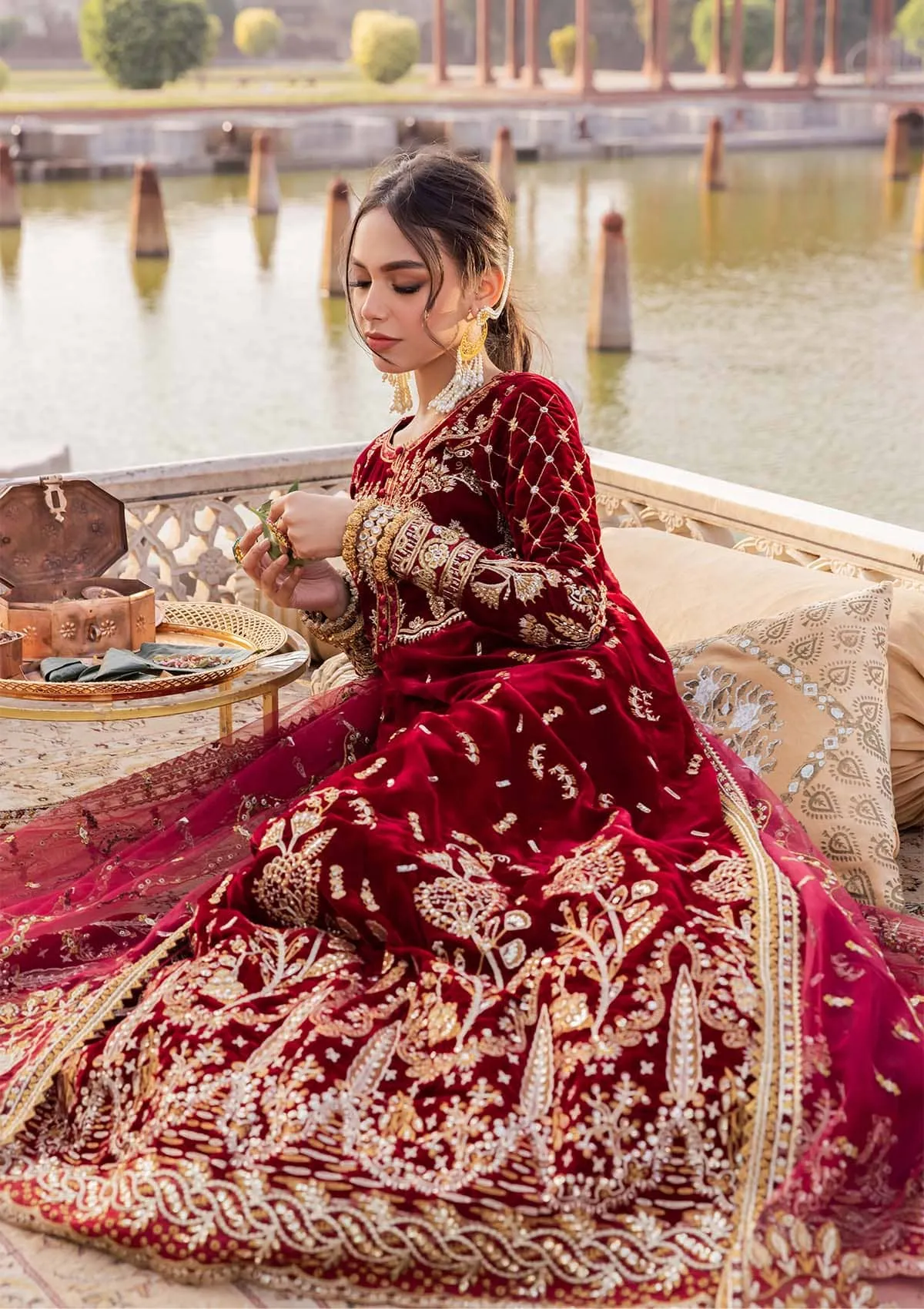 Baagh by Aik Atelier Unstitched 3 Piece Luxury Velvet Collection'2022-BV-05