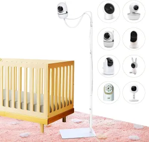Baby Monitor Floor Stand Holder | Compatible with Infant Optics, Hello Baby, Nanit Floor Stand, Motorola, Vava, Owlet | Baby Monitor Secure & Universal Mount