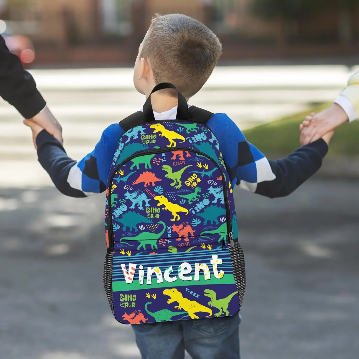 Back to School Personalized Backpacks for Boys Backpack and Lunch Box Set Gifts for Son Customized Kids Backpack Custom Backpack Shoulders with Name Casual Unisex School Bags