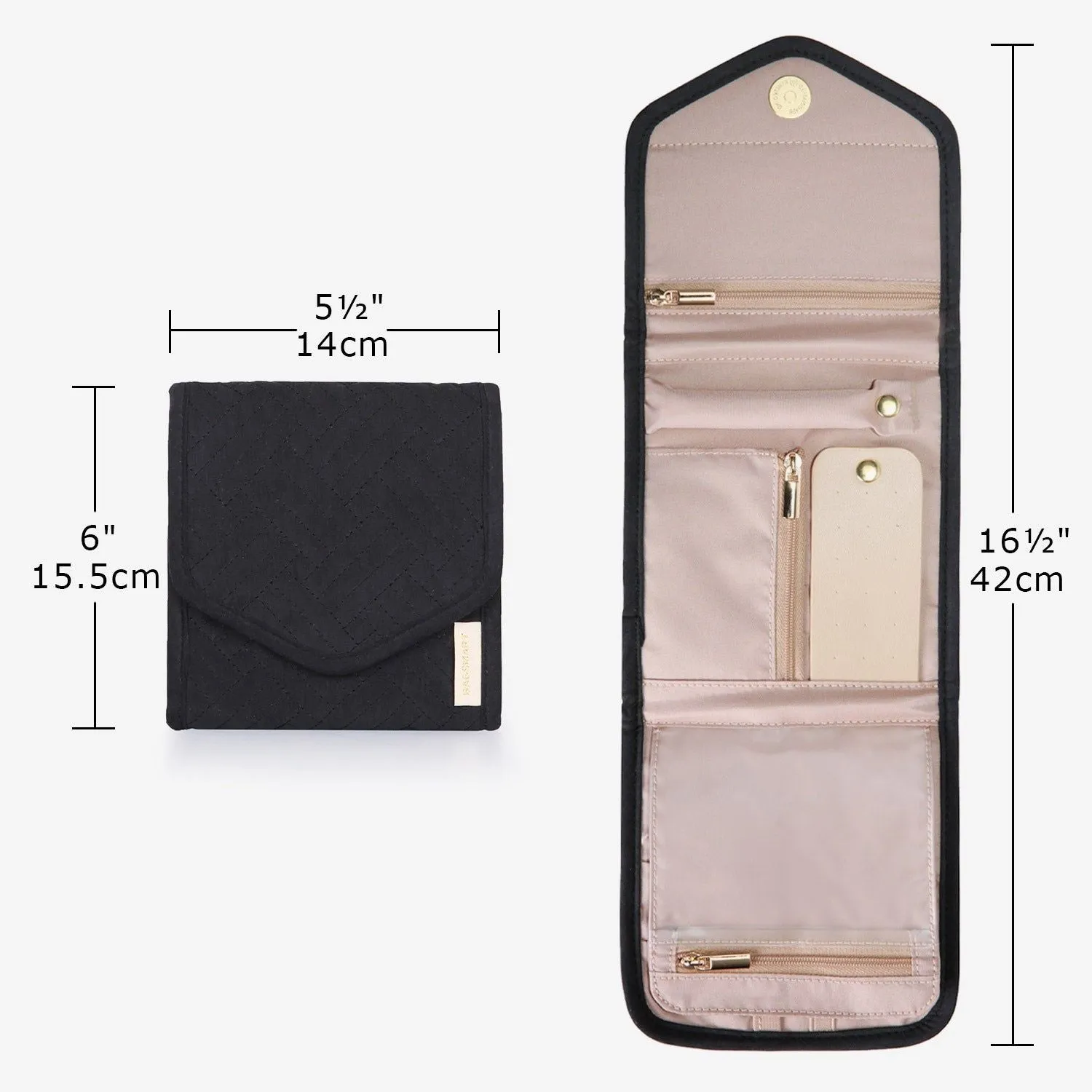 Bagsmart Peri Folding Jewelry Organizer Small