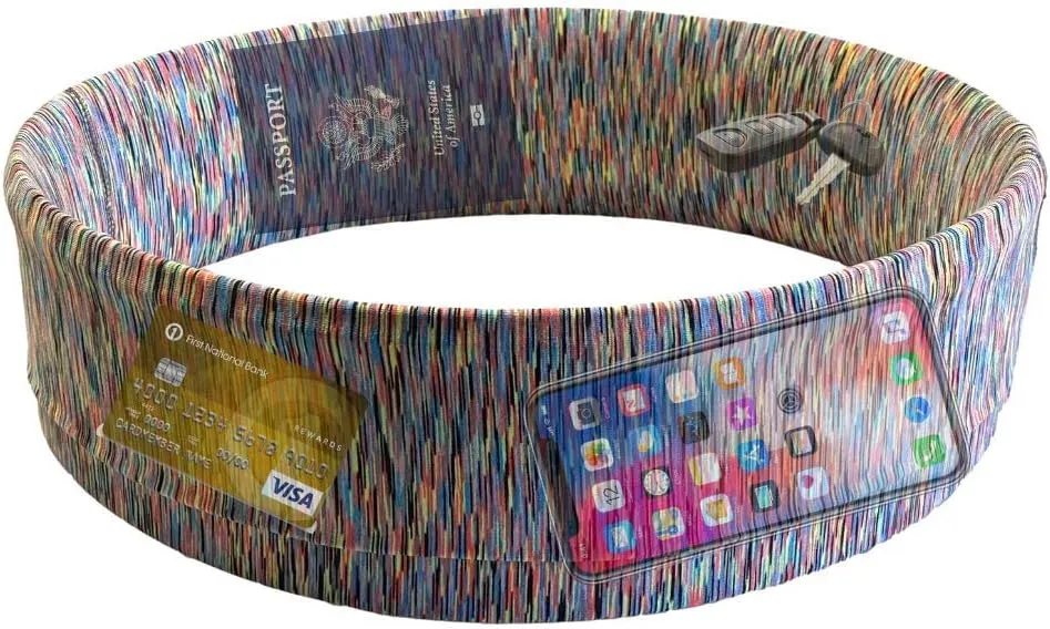 BANDI Pocketed Wraps - Your Secure, Comfortable, and Versatile Accessory for an Active Lifestyle, Perfect for Travel, Fitness, and Daily Activities