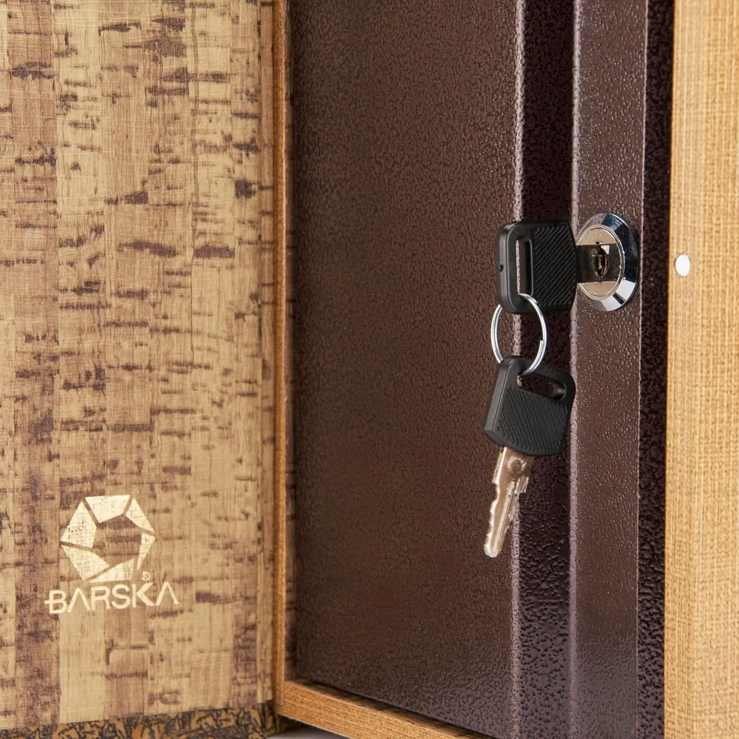 Barska Portable Diversion Dual Book Safe Concealed Lock Box for Secure and Discreet Hidden Storage of Valuables and Personal Items