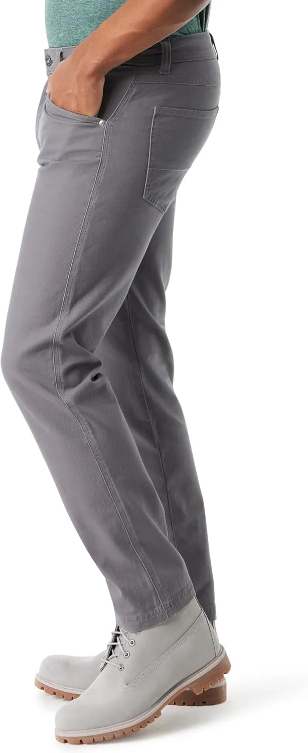 BASS OUTDOOR Men's Everyday 6 Pocket Slim Straight Leg Utility Canvas Pant Standard