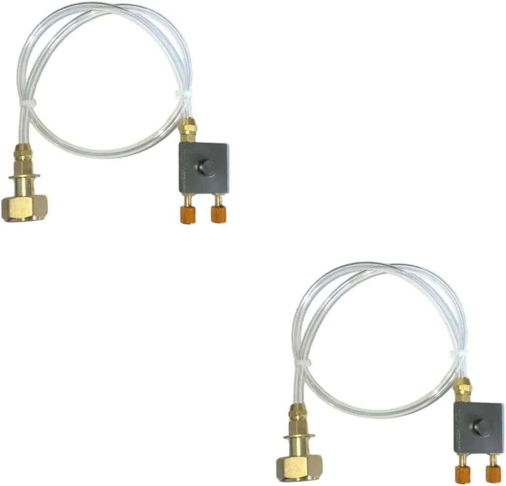 BESPORTBLE 2pcs Camping Propane Tank Adapter for Gas Stove Gas Tank Inflation Conversion Kit Stove Fitting